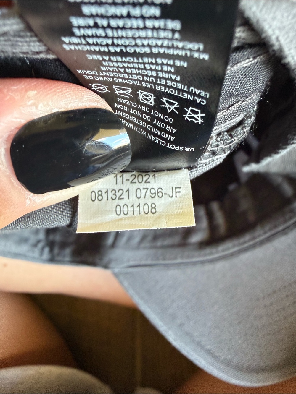 Los Angeles Dodgers 47 Brand | Clean Up Strapback Hat Charcoal Gray MLB - Picture 4 of 4